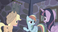 Rainbow "Fluttershy will have us out of here in no time!" S5E02