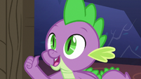 Spike "about to head to Canterlot" S6E21