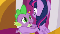 "Thanks, Twilight. You know I'll always be your right-hoof dragon."