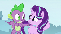 Starlight and Spike looking nervous S8E15