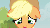 Applejack tear eyed again S3E8