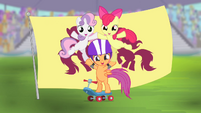 CMC pyramid pose -Ponyville forever!- S4E05