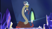 Discord turns into a rattlesnake again S5E22