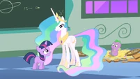 "Twilight Sparkle, I'd like to make you my own personal protege here at the school."