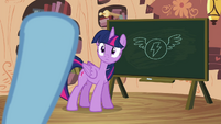 Rainbow raises hoof S4E21