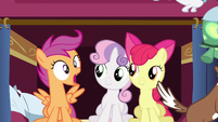 Scootaloo cute gasp S3E11