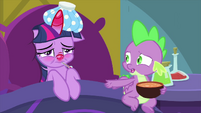 Spike "but nothing's helping Twilight" MLPS2