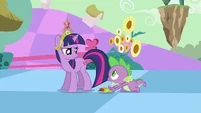 "Sorry, Twilight. I guess I'd better get back upstairs and clean up the library."