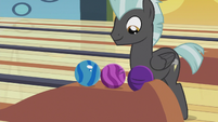 Thunderlane with the bowling balls S5E9