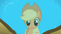 Applejack's reflection in the pond S2E01