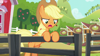 Applejack opens the pigpen gate S6E10