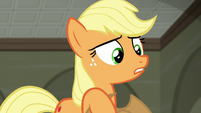 Applejack rejects Plaid Stripes' idea S6E9