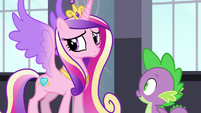 Cadance looking toward the door S5E10