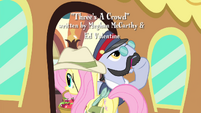 Fluttershy entering train S4E11