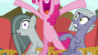 Pinkie pops up between Marble and Limestone S7E4