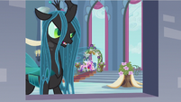Queen Chrysalis don't care what Princess Cadance and Shining Armor are doing.