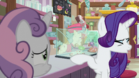 Rarity scoffing amused S7E6