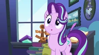 Starlight Glimmer observing Pinkie Pie S8E3