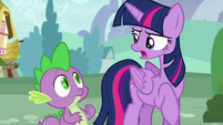 Twilight "Nopony made you join me on my book-sort-cation" S5E22