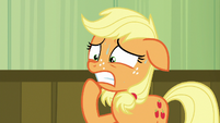 Applejack about to reach her lying limit S6E23