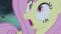 Fluttershy beginning her transformation into Flutterbat.
