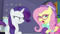 Hipster Fluttershy "I mean, uh, ugh" S8E4