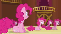 Pinkie Pie clone 'Watch me bounce and touch the ceiling' S3E3