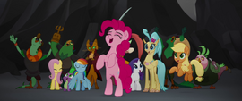 Ponies and pirates cheering MLPTM