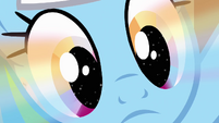 Rainbow glow in Dash's eyes S4E10