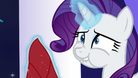 Rarity gagging in disgust S5E3
