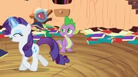 Well since Rarity is happy then Spike is happy.
