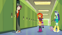 Students afraid of Sunset Shimmer EG