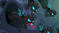 Changelings popping out of burrows S6E26