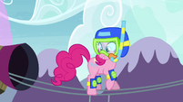 Pinkie Pie "it's a race for Rainbow Dash" S4E18