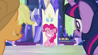 Pinkie grinning with fulfillment S9E14