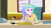 Principal Celestia leaning on hand EG