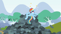 Rainbow Dash cross eyed dazed S3E9