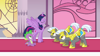 Twilight and royal guards "continue the search" S4E01