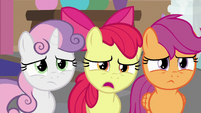 Apple Bloom nervously confused "like what?" S8E12