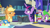 Applejack "we've been studyin' and referencin'" S7E25