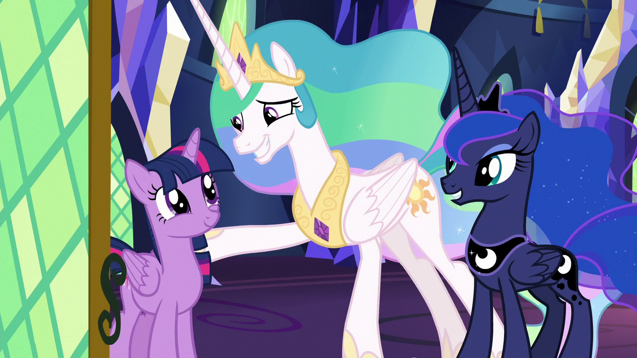 princess luna and celestia parents