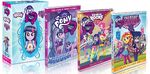 My Little Pony Equestria Girls Three Movie Gift Set Region 1 DVD box set case and contents