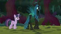 Queen Chrysalis "known to just anypony" S8E13