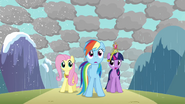 Rainbow Dash shocked by messy weather S03E13