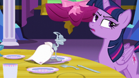 Twilight groans and rolls her eyes S6E6