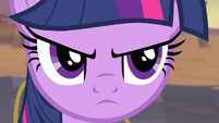 Twilight looking serious S4E11