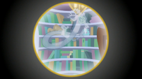 Discord's ghost appears in the library S8E15