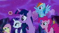 Mane Six in varied amazement S5E13