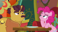 Pinkie gives Coriander an --I told you so-- look S6E12