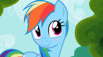 Rainbow Dash blushes S2E08